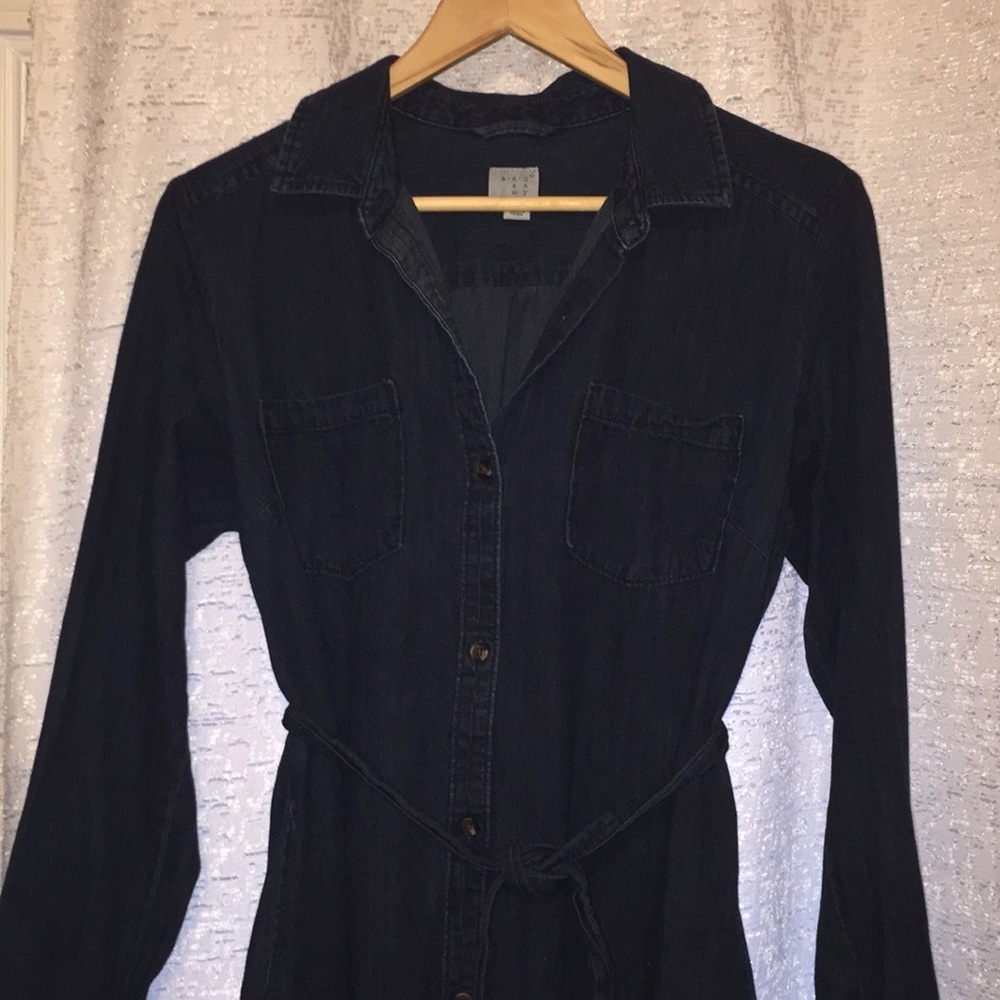 Denim Shirt Dress